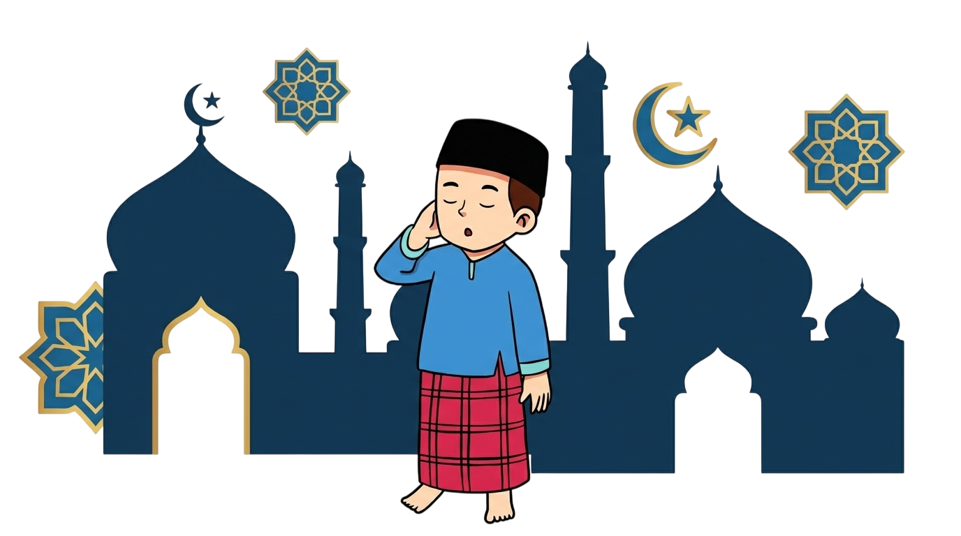 Adzan sedang berkumandang